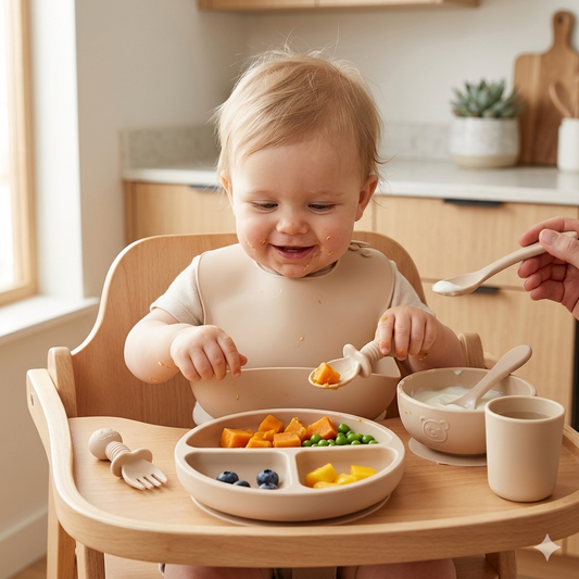 Complete Silicone Baby Weaning Set