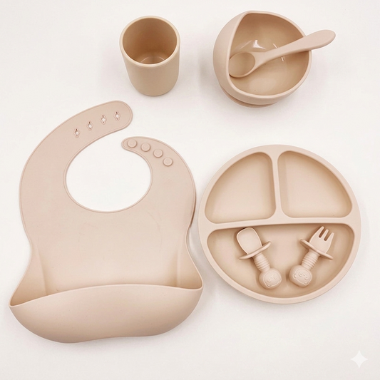 Complete Silicone Baby Weaning Set